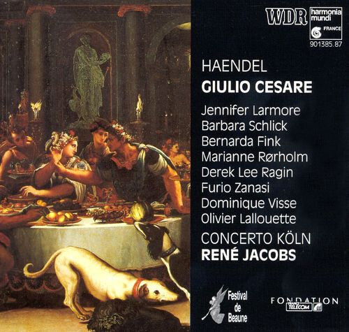 Haendel* - Jennifer Larmore, Barbara Schlick, Bernarda Fink, Marianne Rørholm, Derek Lee Ragin, Furio Zanasi, Dominique Visse, Olivier Lallouette, Concerto Köln, René Jacobs - Giulio Cesare - Haendel - CD