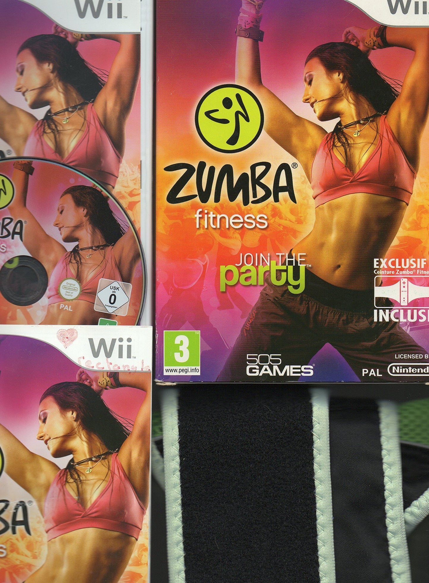 Zumba fitness : join the party + ceinture - - jeuVideo