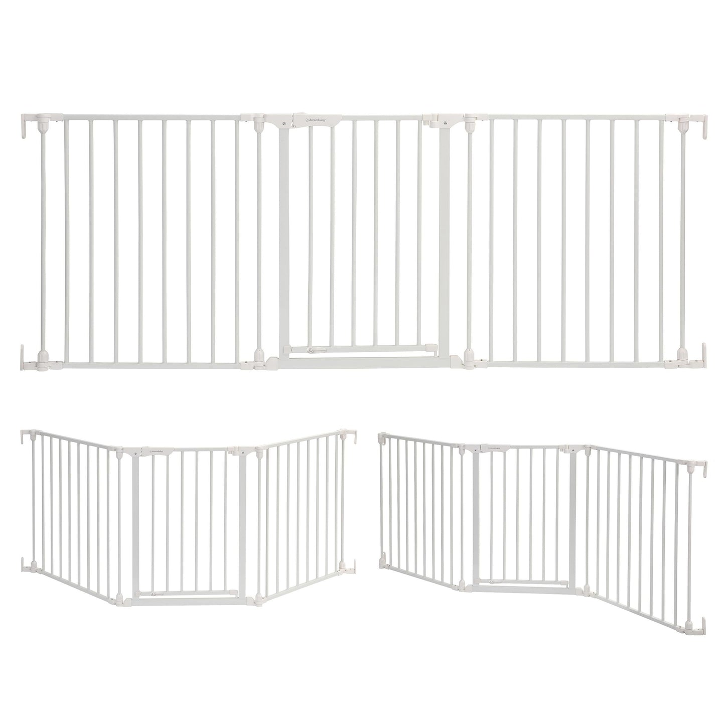 Barrière de sécurité enfant - Discovery 3 74,5 cm à 1,95 cm - Blanc - - Divers