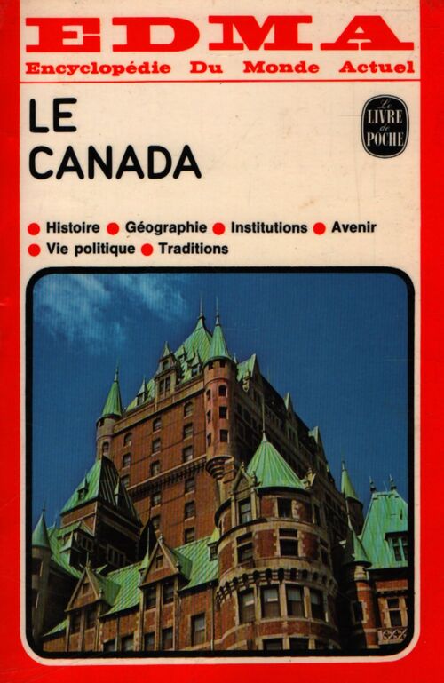 Le Canada - E.D.M.A. - Livre