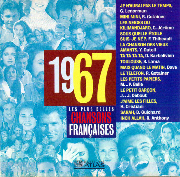 Les plus belles chansons françaises - 1967 - Collectif - CD