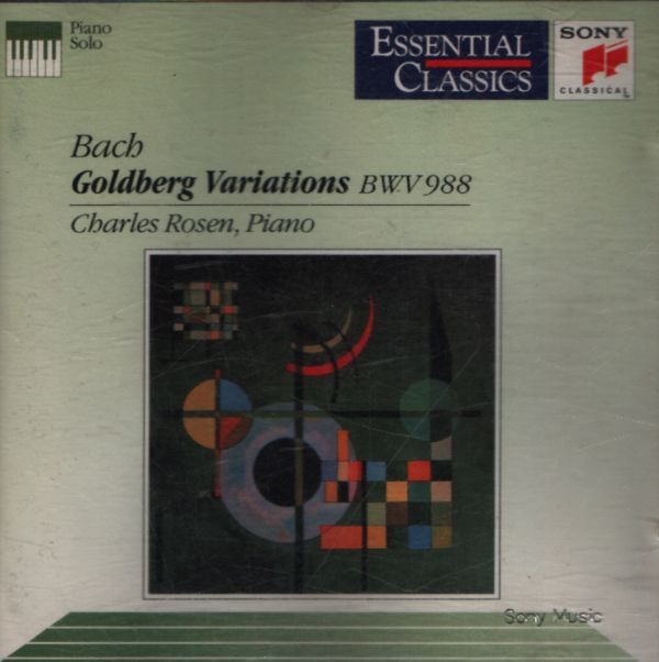 Charles Rosen, Bach - Goldberg variations, bwv 988 - Bach, Charles Rosen - CD