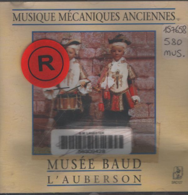 Musiques Mécaniques Anciennes - Musée baud l'auberon - Collectif - CD