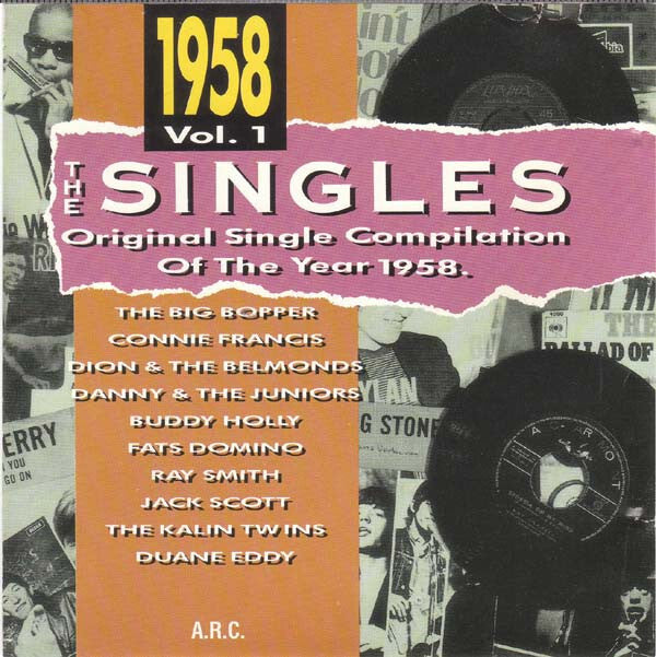 The singles - Original single compilation of the year 1958 vol. 1 - Collectif - CD