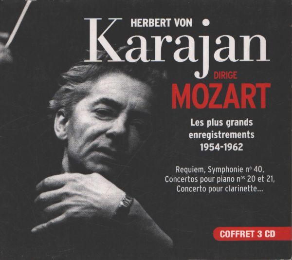Classica : Herbert von Karajan dirige Mozart (3 CD) - Mozart, Herbert Von Karajan - CD