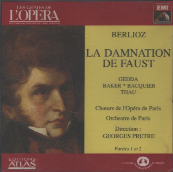 Les génies de l'opéra III 14 : Berlioz - La damnation de Faust - Berlioz - CD