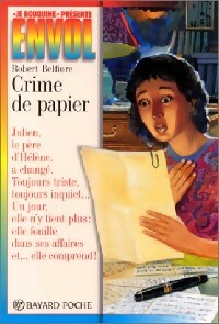 Livrenpoche : Crime de papier - Robert Belfiore - Livre