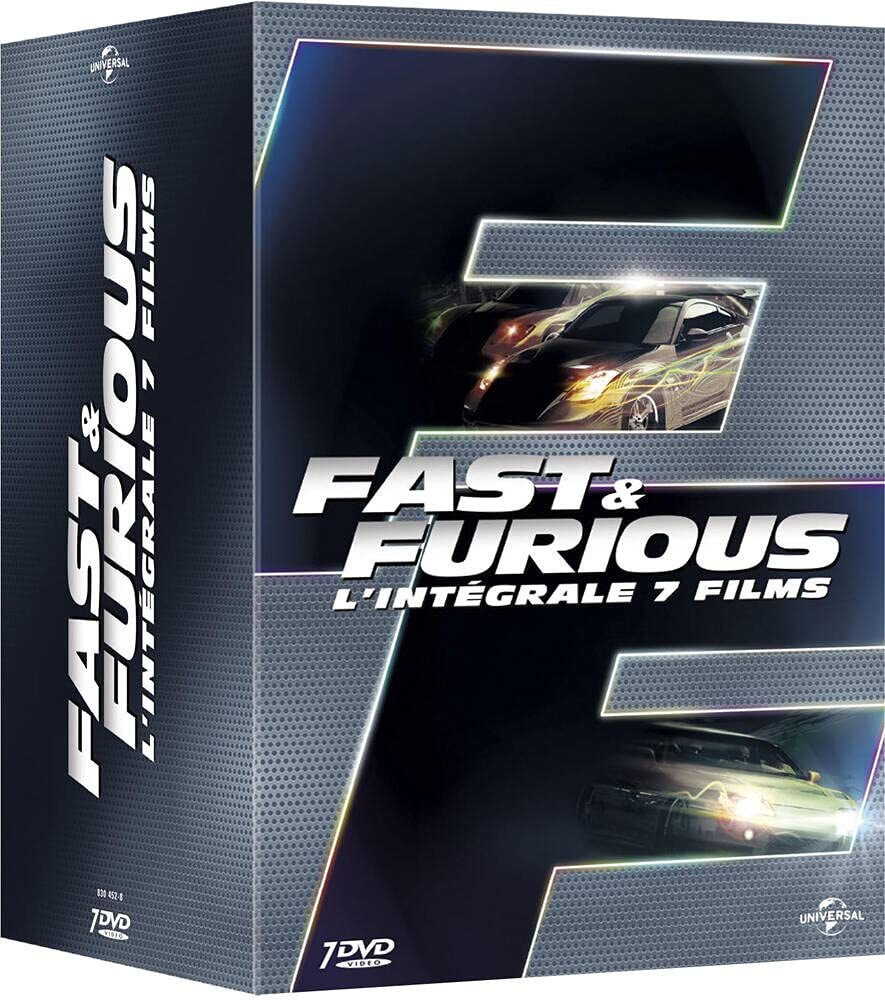 Fast and Furious - L'intégrale 7 films - Justin Lin, Rob Cohen, John Singleton, James Wan - DVD