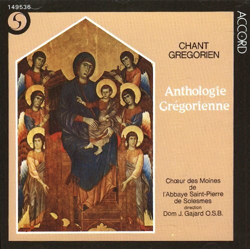 Anthologie grégorienne, chant grégorien - Choeurs Des Moines Abbaye Solesmes - CD