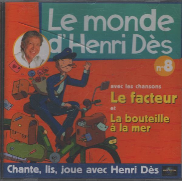 Le monde d'Henri Dès n°8 : Le facteur / La bouteille à la mer - Hendi Dès - CD