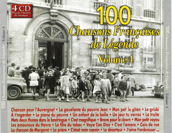 Collectif - 100 Chansons Françaises De Légende Volume 4 - Collectif - CD