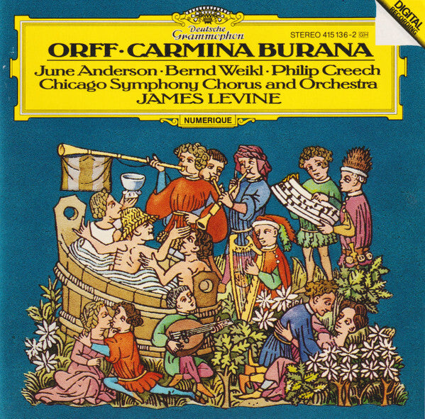 Orff* - June Anderson · Bernd Weikl · Philip Creech · Chicago Symphony Chorus And Orchestra* · James Levine (2) - Carmina Burana - Orff - CD