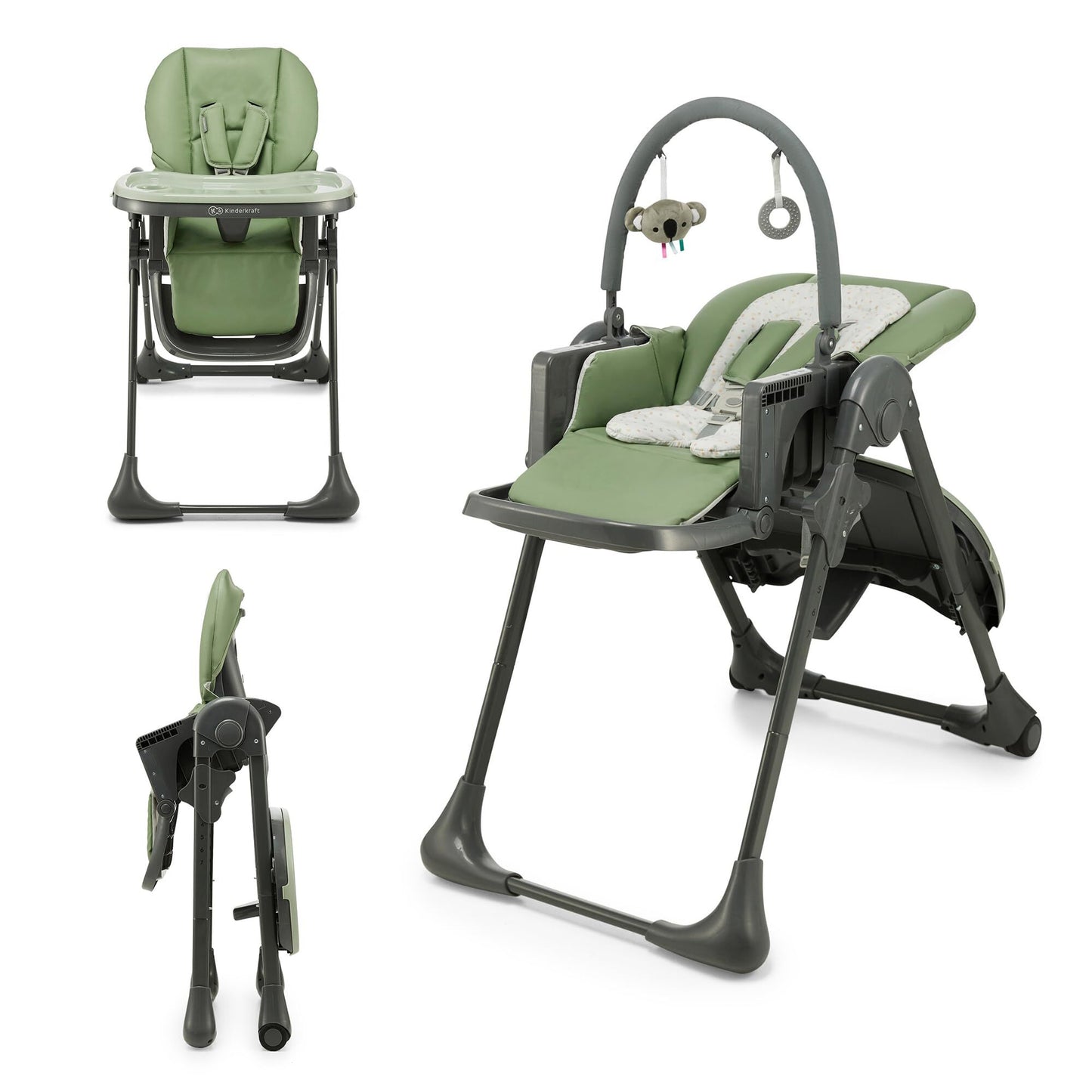Chaise Haute 2 En 1 Kinderkraft Tummie - - Divers