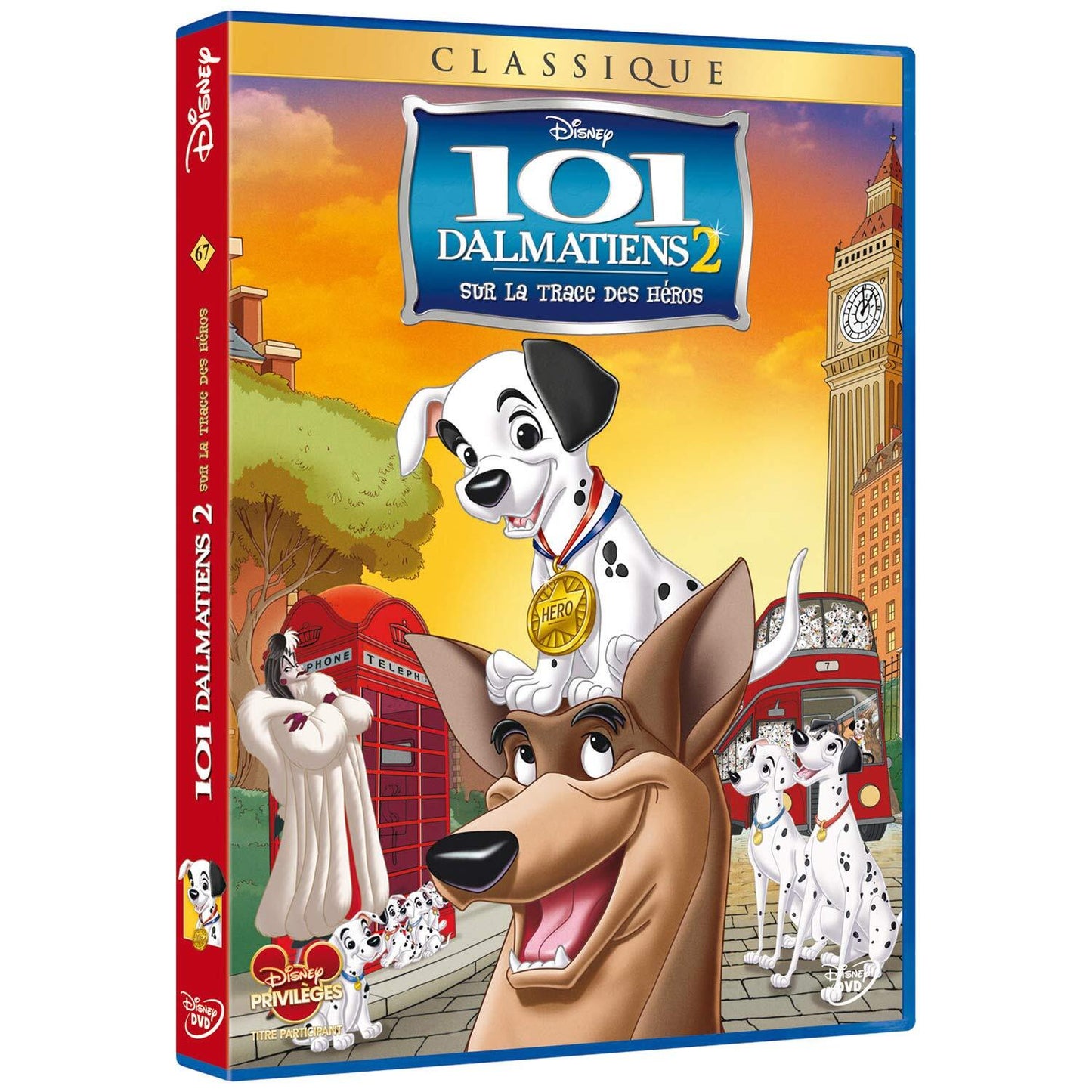 101 dalmatiens 2 : sur la Trace des héros - Jim Kammerud, Brian Smith - DVD
