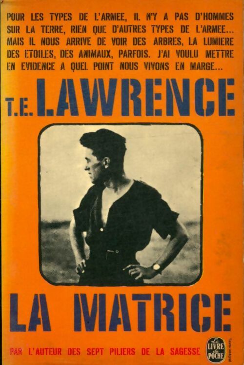 La matrice - Thomas Edward Lawrence - Livre