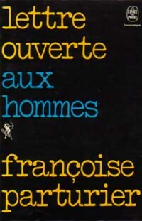 Livrenpoche : Lettre ouverte aux hommes - Françoise Parturier - Livre