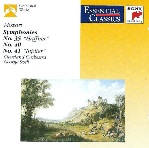 Mozart* - Cleveland Orchestra*, George Szell - Symphonies No. 35 Haffner ? No. 40 ? No. 41 Jupiter - Mozart - CD
