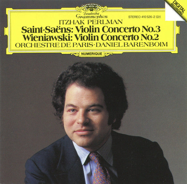 Saint-Saëns*, Wieniawski* - Itzhak Perlman · Orchestre De Paris · Daniel Barenboim - Violin Concerto No.3 / Violin Concerto No.2 - Saint-Saëns, Wieniawski - CD