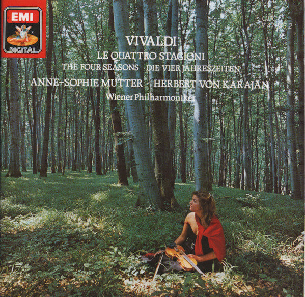 Vivaldi* - Anne-Sophie Mutter, Herbert Von Karajan, Wiener Philharmoniker - Le Quattro Stagioni = The Four Seasons = Die Vier Jahreszeiten - Vivaldi - CD