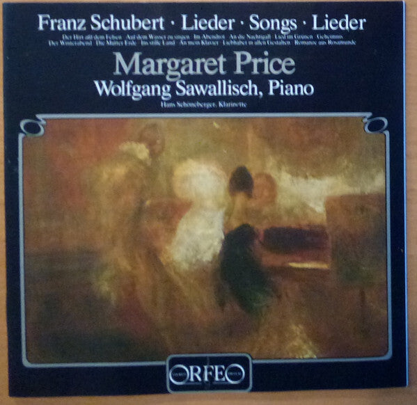 Franz Schubert / Margaret Price, Wolfgang Sawallisch, Hans Schöneberger - Lieder . Songs . Lieder - Franz Schubert, Wolfgang Sawallisch, Margaret Price, Hans Schöneberger - CD