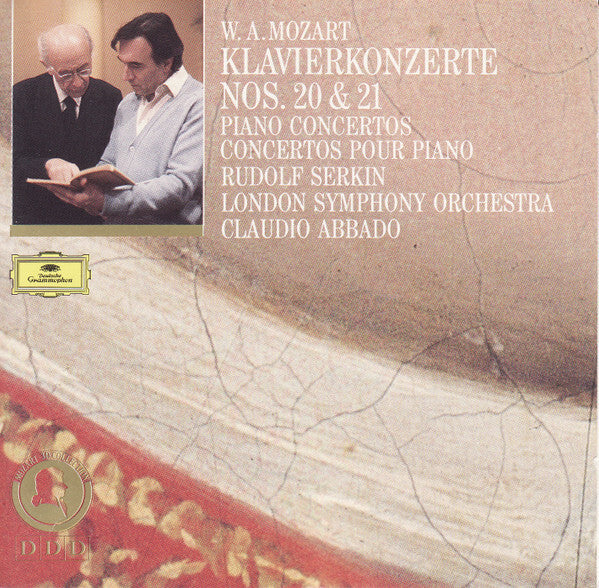 W.A. Mozart* / Rudolf Serkin, London Symphony Orchestra, Claudio Abbado - Klavierkonzerte Nos. 20 & 21 = Piano Concertos = Concerts Pour Piano - London Symphony Orchestra, Claudio Abbado, W.A. Mozart, Rudolf Serkin - CD