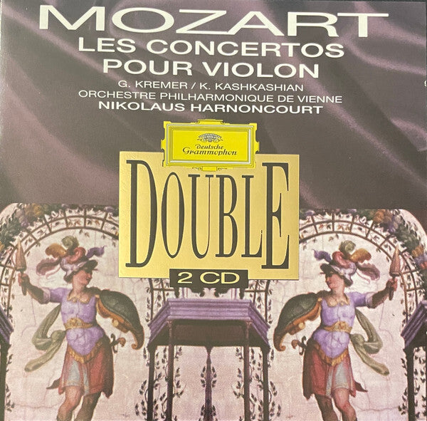 Mozart* - G. Kremer*, K. Kashkashian*, Orchestre Philharmonique De Vienne*, Nikolaus Harnoncourt - Les Concertos Pour Violon / Symphonie Concertante - Mozart - CD