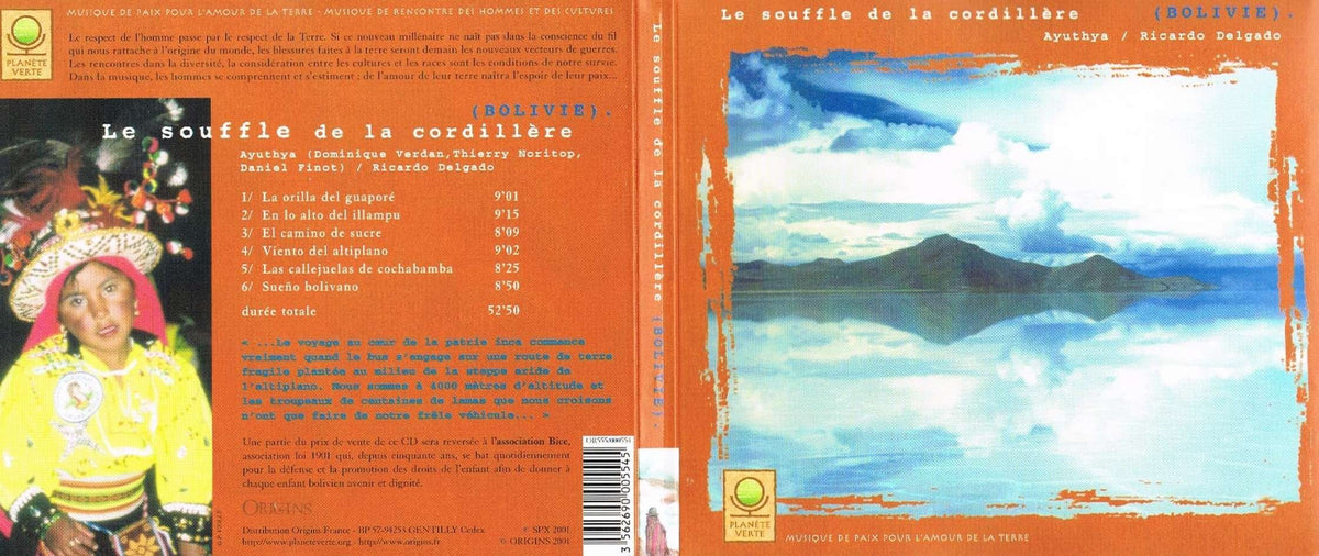 Planète verte - Bolivie : Le Souffle de la cordillère - Ayuthya - CD