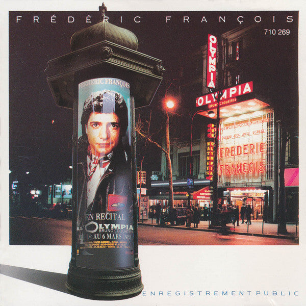 Frédéric François - Enregistrement Public - Frédéric François - CD