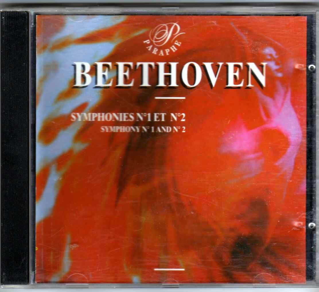 beethoven symphonies 1 et 2 - - CD