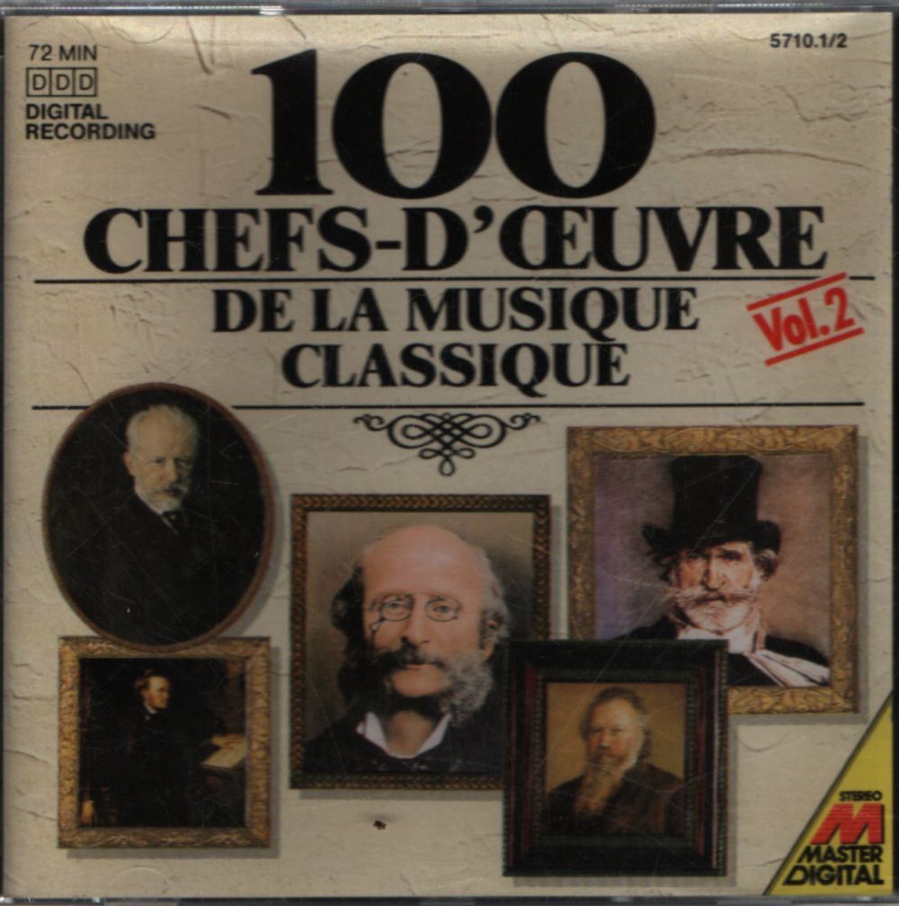 100 chefs-d'oeuvre de la musique classique vol 2 - Collectif - CD