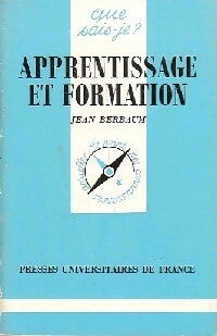 Livrenpoche : Apprentissage et formation - Jean Berbaum - Livre