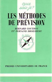 Livrenpoche : Les méthodes de prévision - Bernard Coutrot, Fernand Droesbeke - Livre