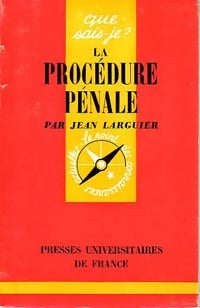 Livrenpoche : La procédure pénale - Jean Larguier - Livre