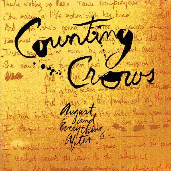 Counting Crows - August And Everything After - Counting Crows - CD