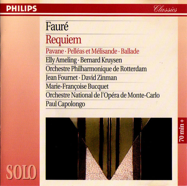 Gabriel Fauré - Requiem · Pavane · Pelléas · Ballade - Gabriel Fauré - CD