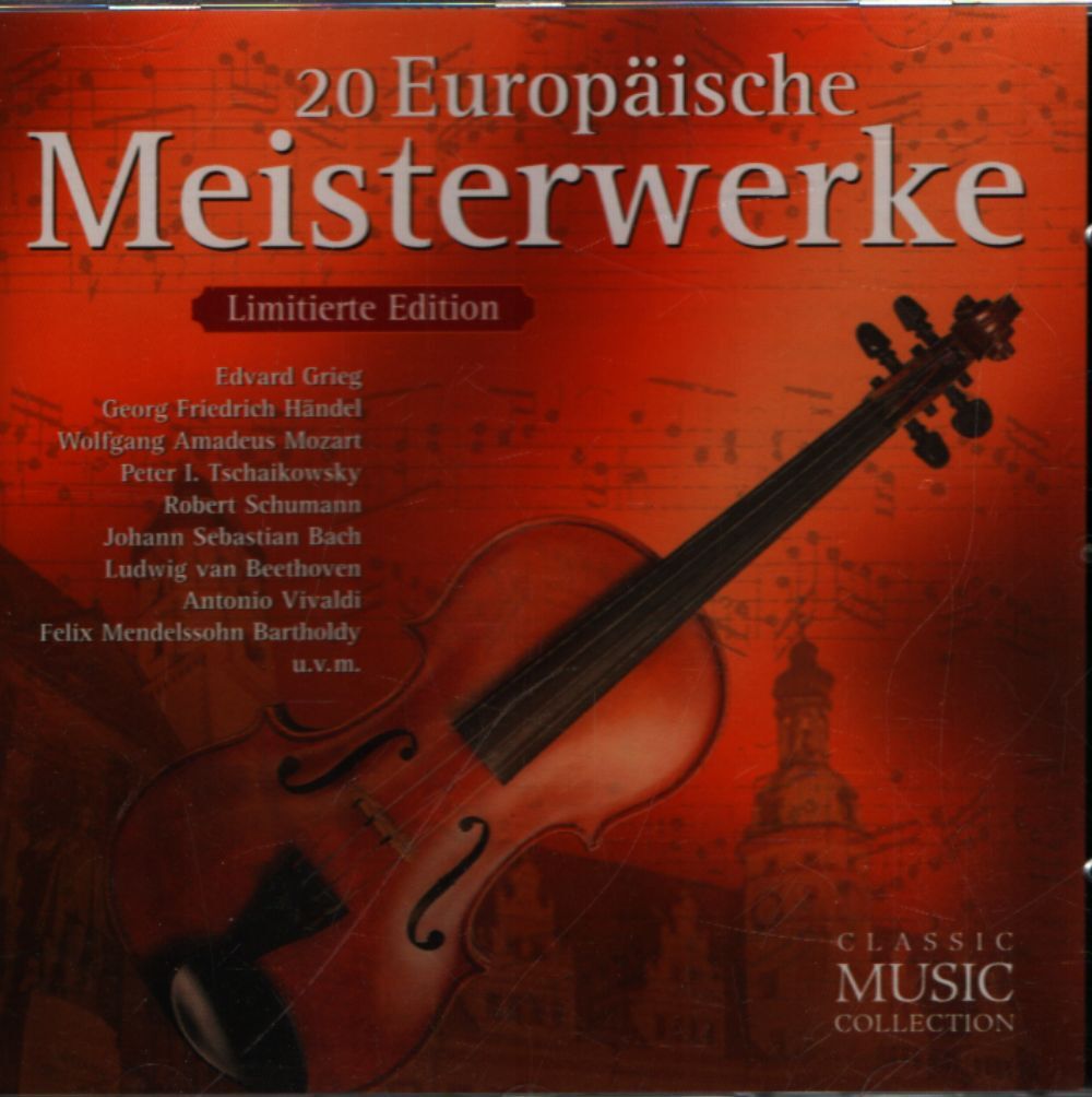 20 Euopäische Meisterwerke - Collectif - CD