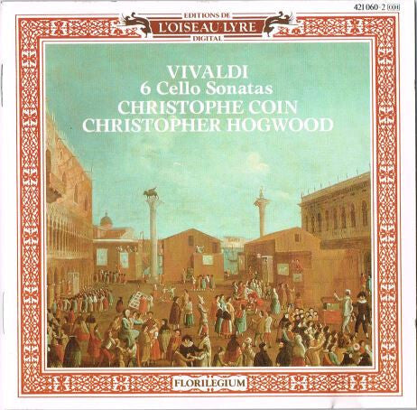 Vivaldi - Christophe coin, christopher hogwood - Six cello sonatas - Vivaldi, Christophe Coin - CD