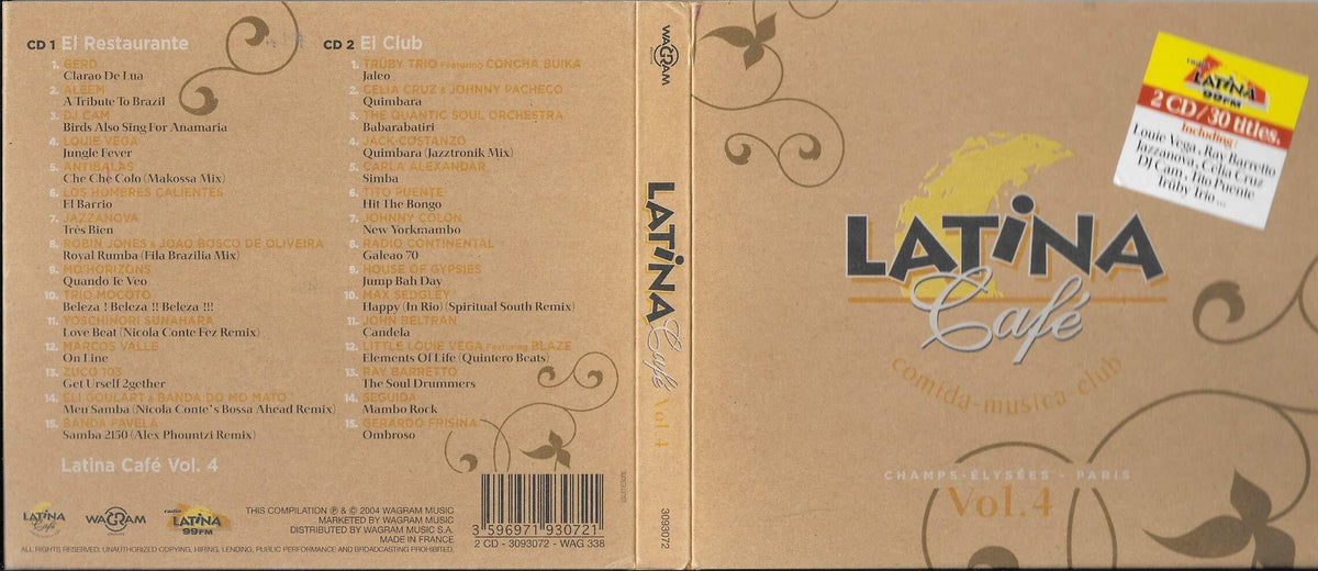 Latina Café, Volume 4 - Collectif - CD