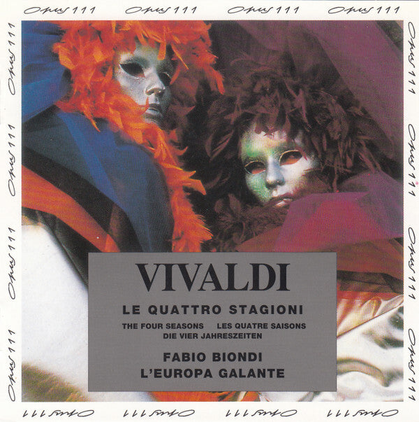 Vivaldi* - Europa Galante, Fabio Biondi - Le Quattro Stagioni - Vivaldi, Europa Galante, Fabio Biondi - CD
