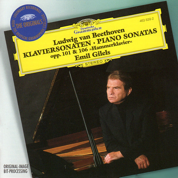 Ludwig van Beethoven, Emil Gilels - Klaviersonaten = Piano Sonatas Opp. 101 & 106 »Hammerklavier« - Ludwig van Beethoven, Emil Gilels - CD