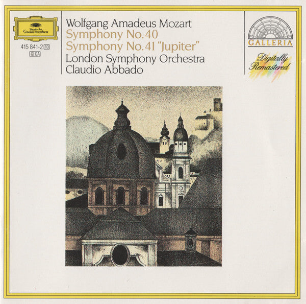 Wolfgang Amadeus Mozart, London Symphony Orchestra, Claudio Abbado - Symphony No. 40 / Symphony No. 41 Jupiter - London Symphony Orchestra, Wolfgang Amadeus Mozart, Claudio Abbado - CD