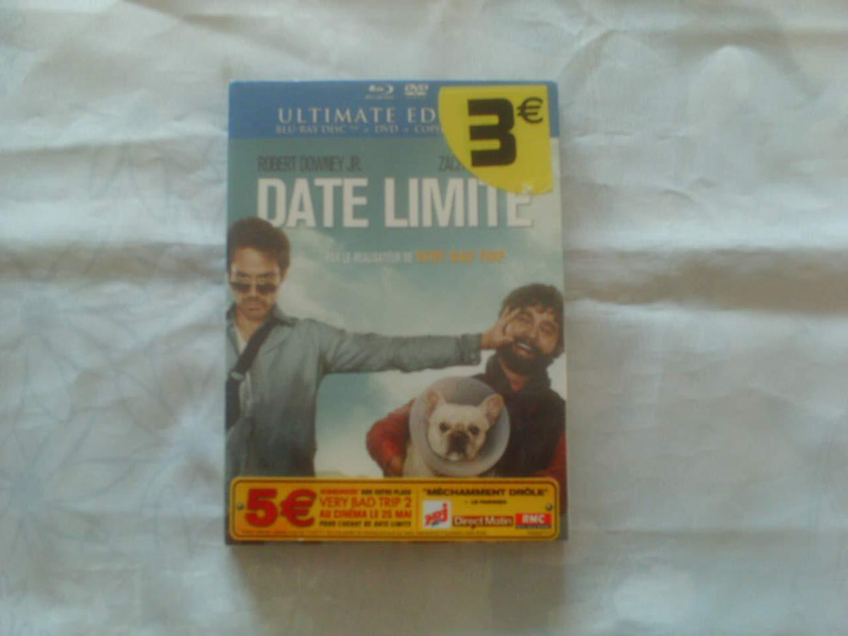 Date limite (Combo Blu-ray + DVD + Copie digitale) - Todd Phillips - DVD