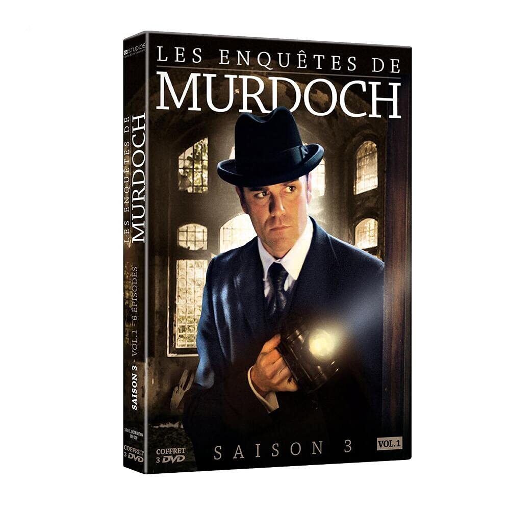 (Elephant Films) - Les Enquêtes de Murdoch - Saison 3 - Vol. 1 - Coffret 3 DVD - Kelly Makin, Laurie Lynd, Harvey Crossland, Eleanore Lindo - DVD