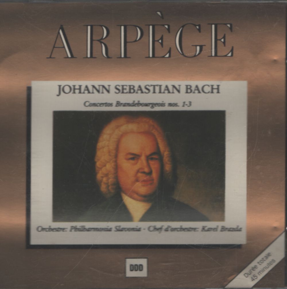 Arpège : Bach - Concertos brandebourgeois n°1 - 3 - Bach - CD