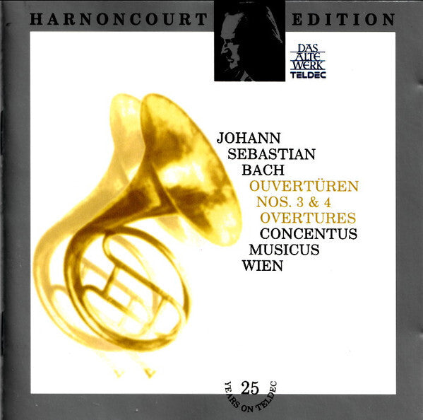 Johann Sebastian Bach - Concentus musicus wien, harnoncourt - Ouvertüren nos 3 & 4 overtures - Johann Sebastian Bach, Concentus Musicus Wien, Harnoncourt - CD