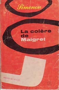 Livrenpoche : La colère de Maigret - Georges Simenon - Livre