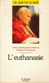 Livrenpoche : L'euthanasie - Jean-Paul II - Livre