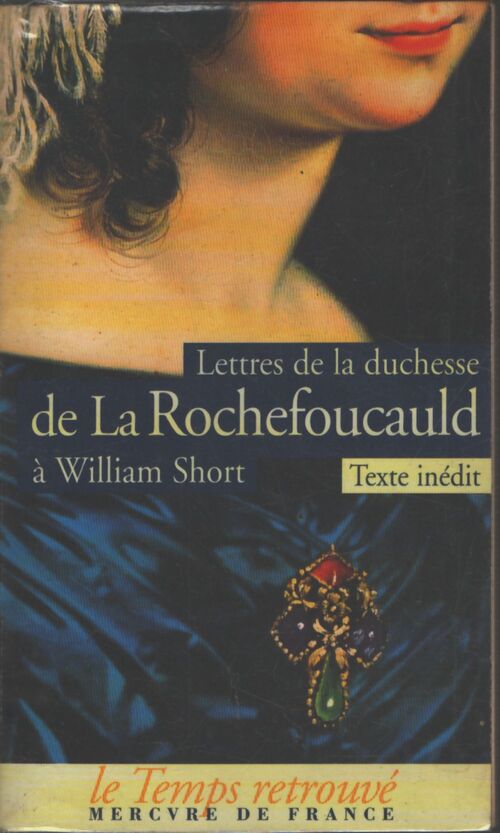 Lettres à William Short - Duchesse De la Rochefoucauld - Livre