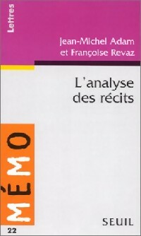 Livrenpoche : Introduction à l'analyse des récits - Jean-Michel Adam, Françoise Revaz - Livre
