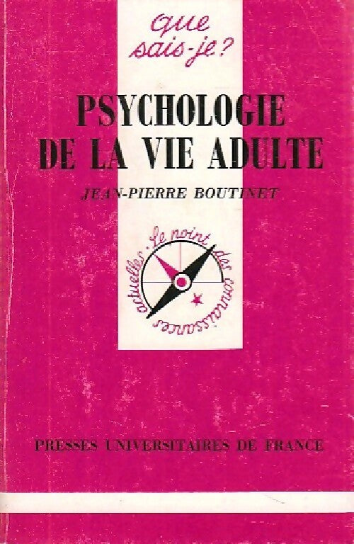 Livrenpoche : Psychologie de la vie adulte - Jean-Pierre Boutinet - Livre